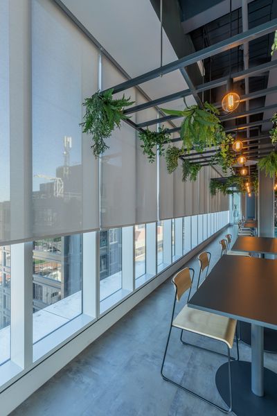 Roller Blind Systems, SG 4910, Versascreen 1-10%, Virgin Money, Glasgow, Scotland, United Kingdom