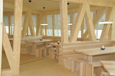 Rullegardiner, SG 4910, Multiscreen 1-10%, Room shot ""Monte Rosa SAC Lodge", Zermatt, Switzerland