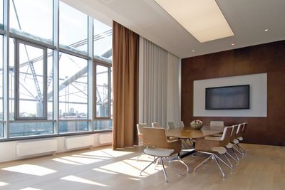 Gardinsystemer, SG 5600, Colorama 2, Room shot ""Office Gehrke econ in the Torhaus", Hannover, Germany, Wave