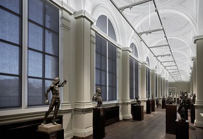 Rullegardiner, SG 4960, Multiscreen 1-10%, Sempergalerie, Dresdner Zwinger, Dresden, Germany