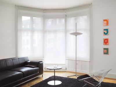 Roller Blind Systems, Room shot "Private Residence", Bern, Switzerland