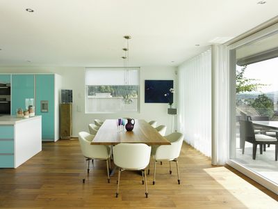 Gardinsystemer, SG 6010, Colorama 1, Room shot "Private Home", Gümligen, Switzerland, Wave