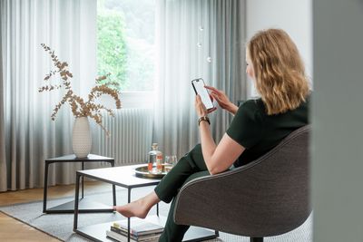 Curtain Systems, SG Control N, Colorama 2 Multicolour, ISP Showroom, Ostermundigen, Switzerland, Move Smart Home Hub