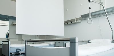 Roller Blind Systems, Room shot "Kantonsspital Zug", Baar, Switzerland