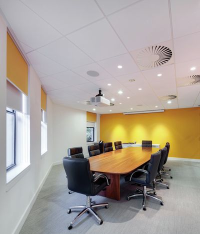 Roller Blind Systems, SG 4910, Colorama 2, Room shot "Dana Petroleum", Aberdeen, United Kingdom
