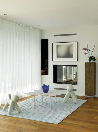 Gardinsystemer, SG 6010, Colorama 1, Room shot "Private Home", Gümligen, Switzerland, Wave